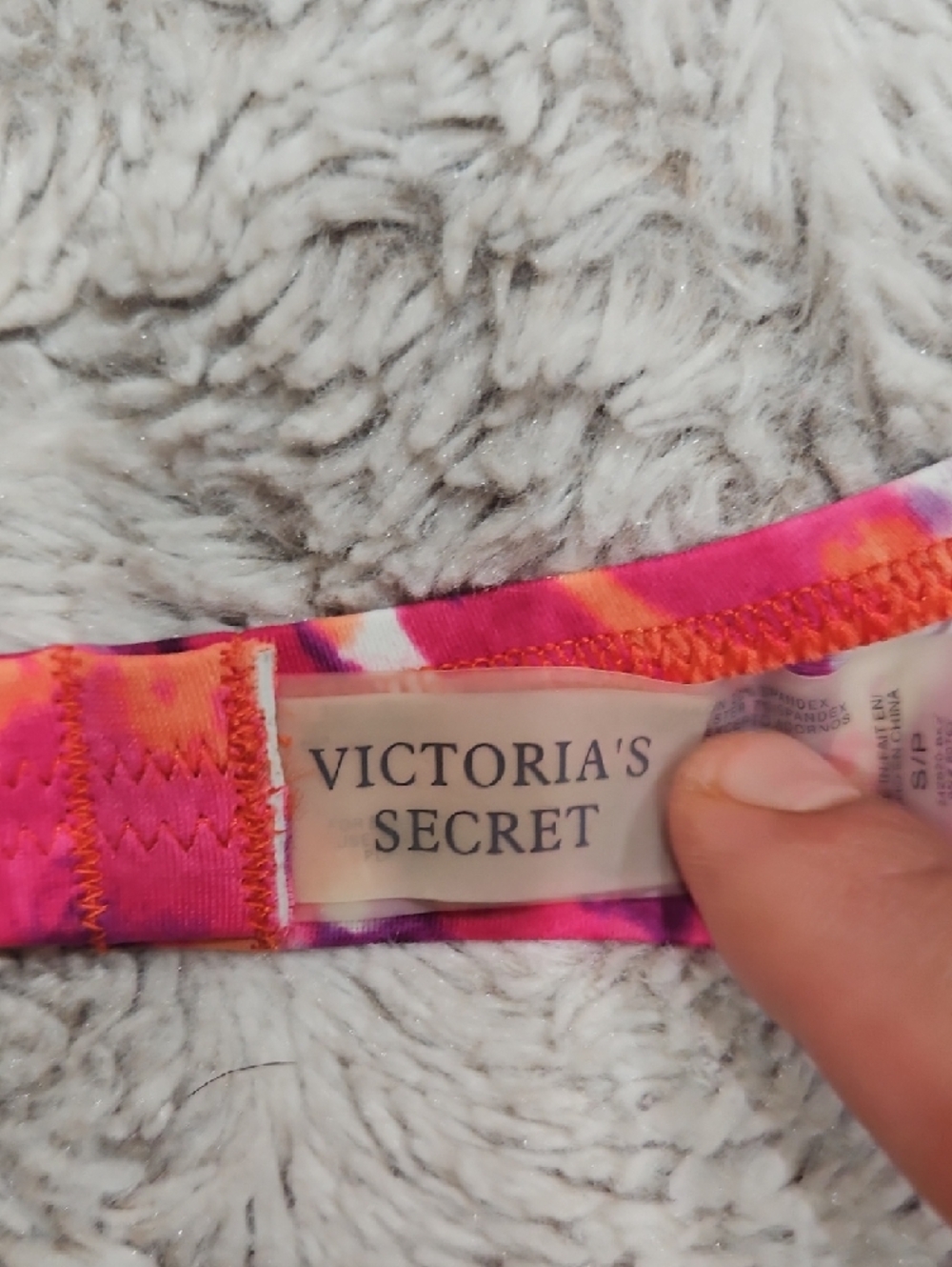 Victoria's Secret Pink Orange Purple Swim Bikini Strap - Picture 6 of 7